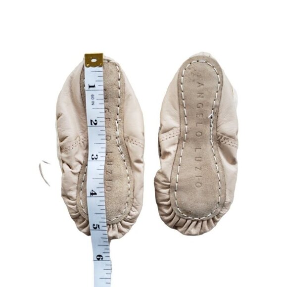 Angelo Luzio Toddler Leather Pink Ballet Flat 201C Sz 8 - Picture 4 of 4